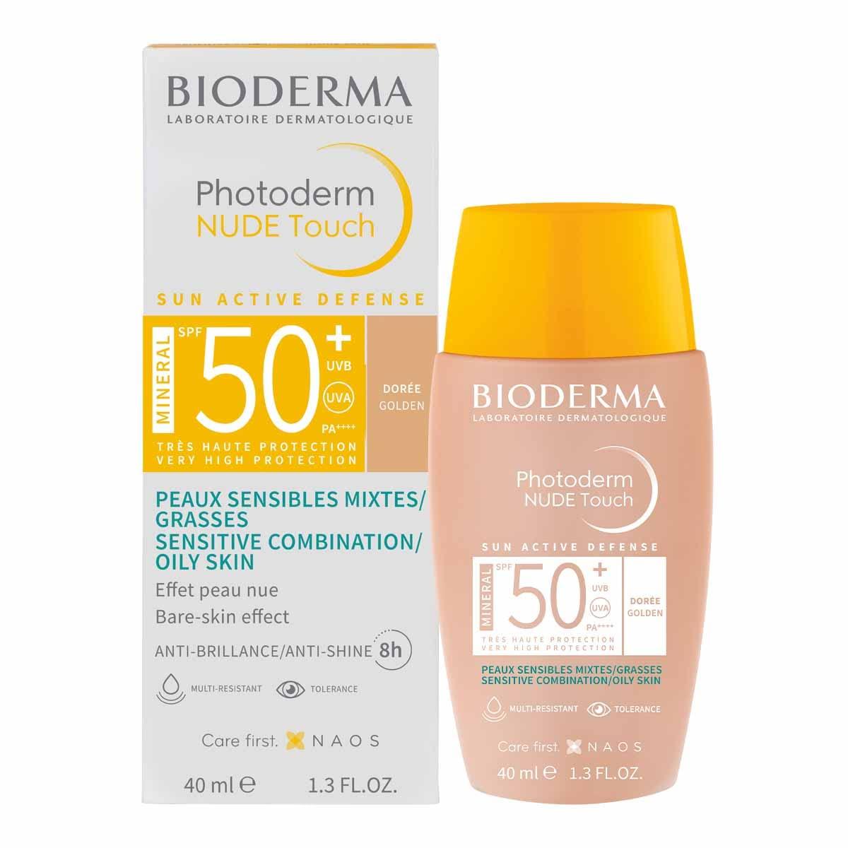 Bioderma Photoderm Nude Touch Spf 50+ Golden Tint - Medaid