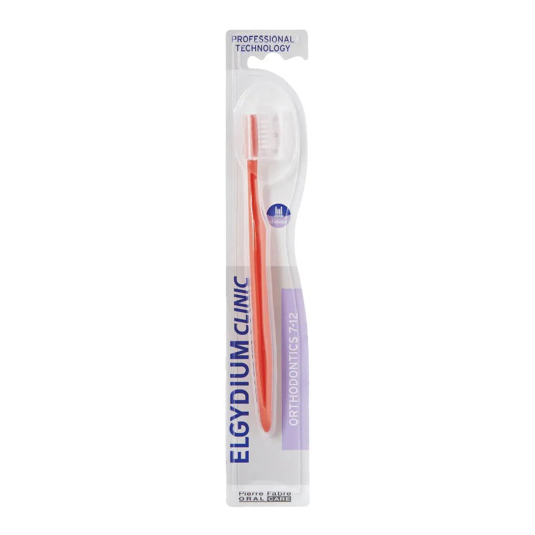 Elgydium Clinic Orthodontics Toothbrush Ages 7 To 12 - Medaid