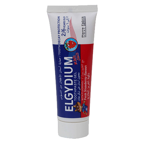 Elgydium Kids Fresh Strawberry Toothpaste Ages 2 To 6 - Medaid