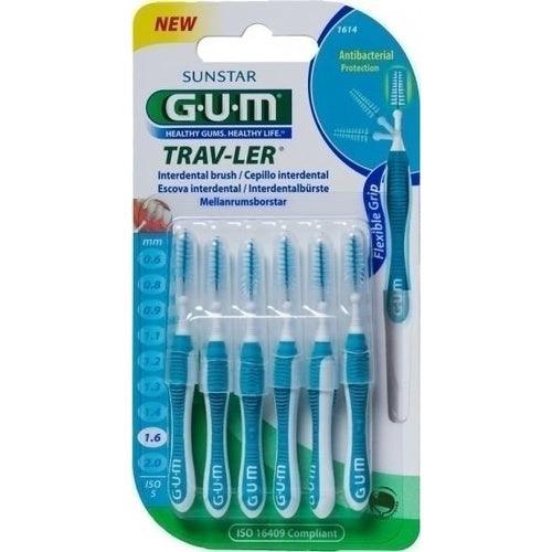 GUM Fine Tapered 1.6MM Interdental Brush - Medaid
