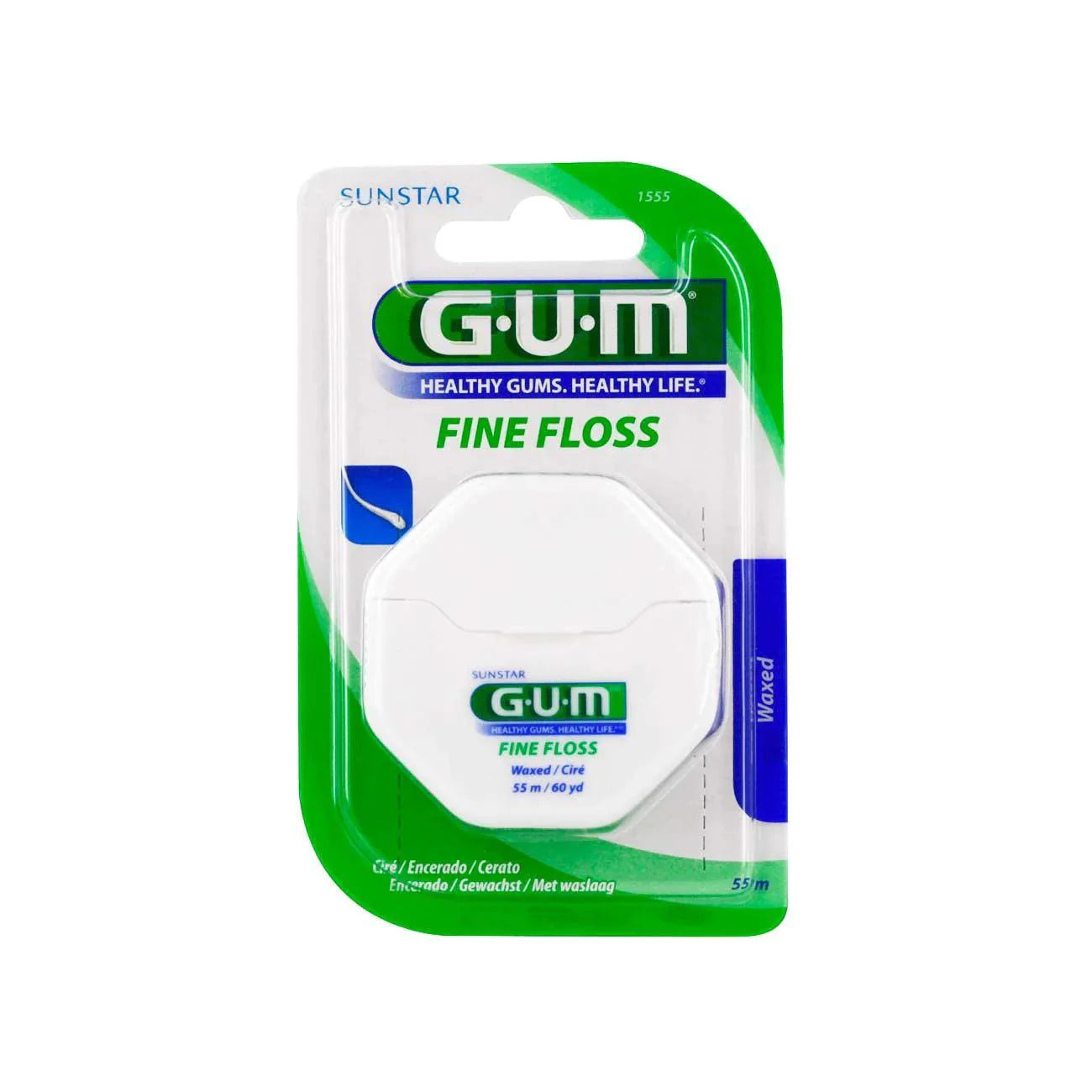 GUM Fine Waxed Floss - Medaid