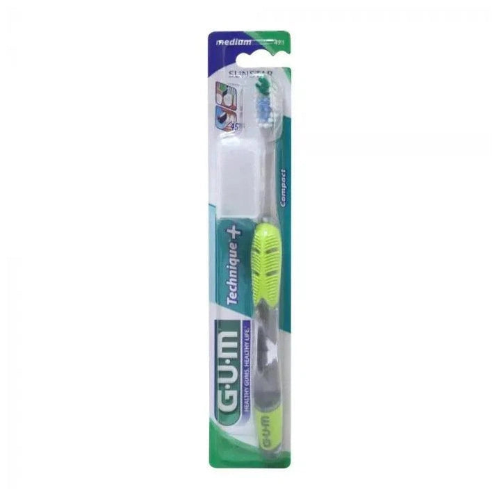 GUM Technique Medium Compact Head Toothbrush - Medaid