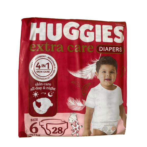 Huggies N.6 (15+Kg) 28Pieces - Medaid