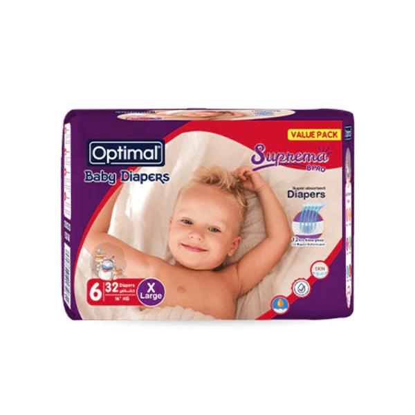 Optimal Diapers No.6 X 32 (16+KG) - Medaid International