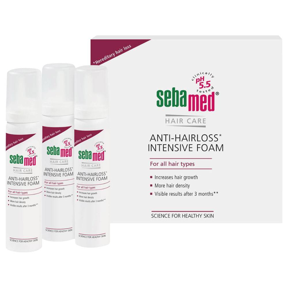 Sebamed Anti Hair Loss Intensive Foam 3*70Ml - Medaid International
