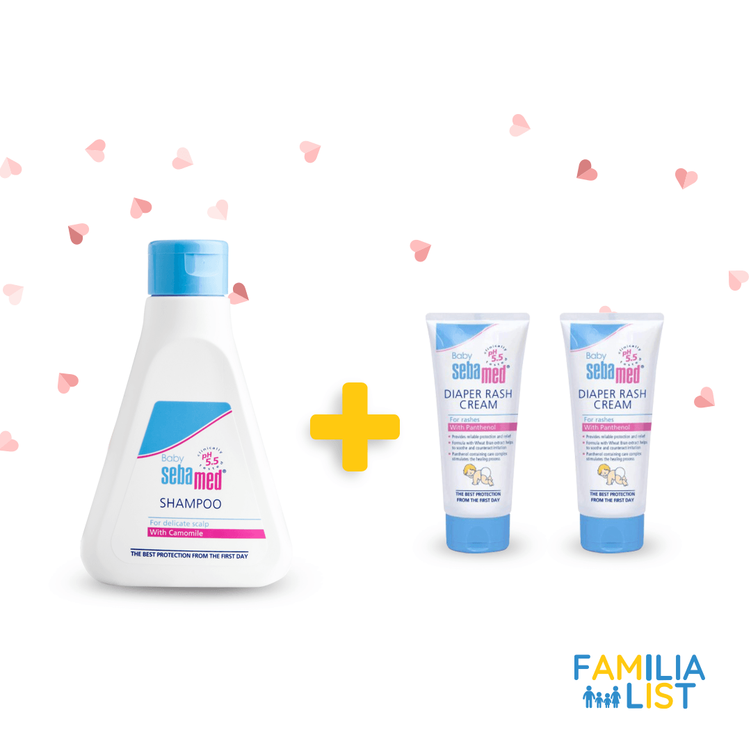Sebamed Baby Bundle Shampoo And 2 Diaper Cream - Medaid International