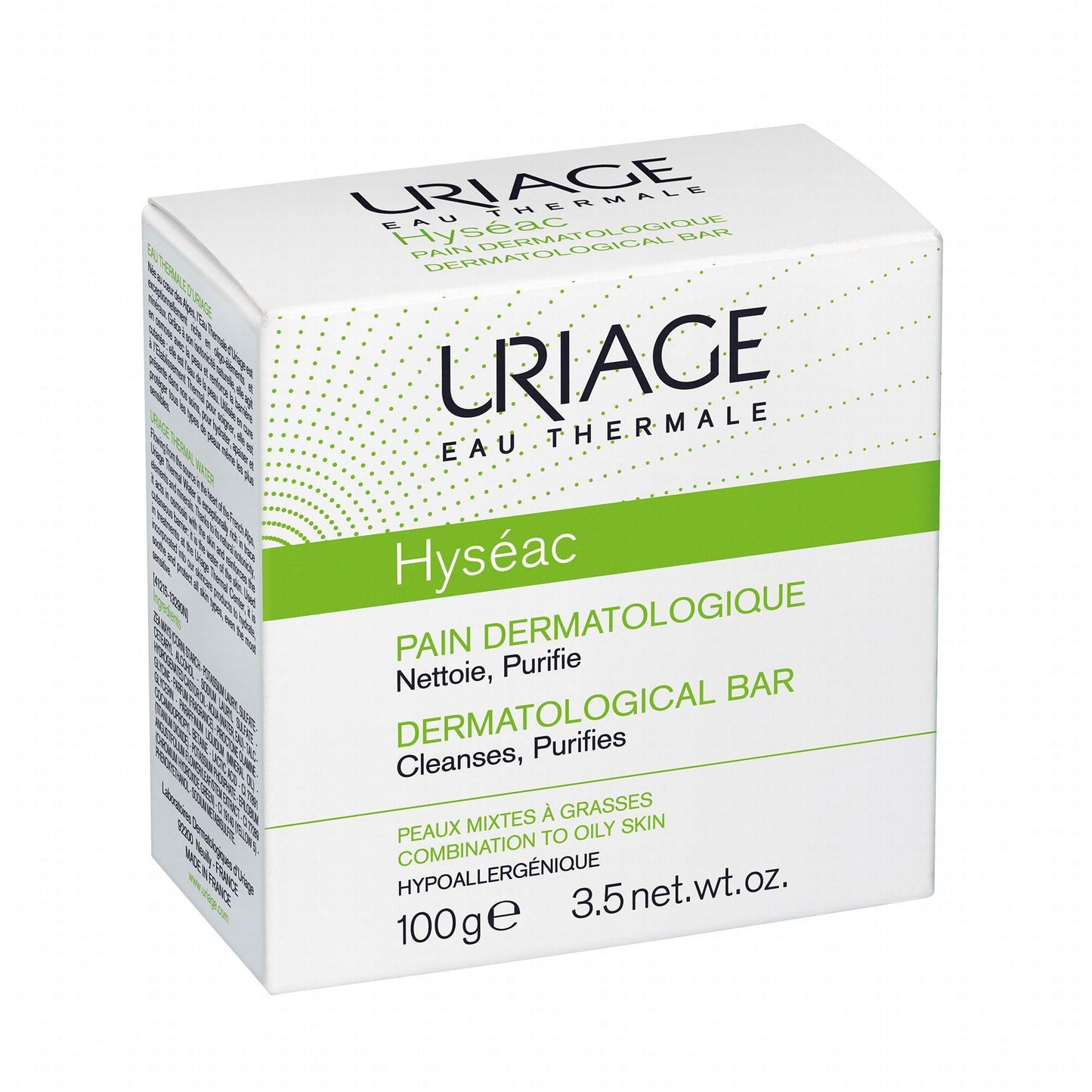 Uriage Hyseac Dermatological Bar - Medaid International
