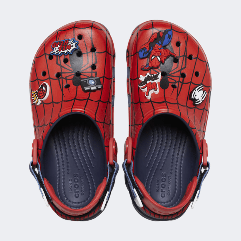Crocs Spider-Man All- Terrain Clog Kids Lifestyle Navy/Red - Medaid International