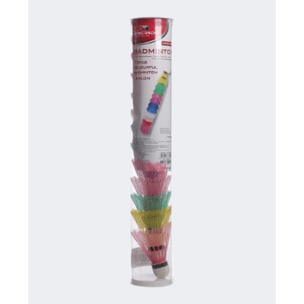 Joerex Colorful Plastic 12 Pieces Kids Badmn Shuttlecock Multicolor - Medaid International