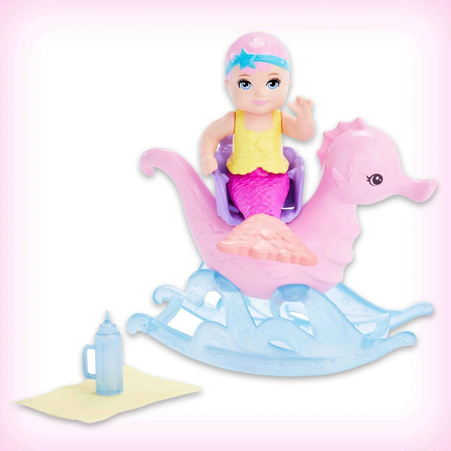 Mermaid Doll, Nurturing Playset With Merbaby, Octopus and Seal - Medaid International
