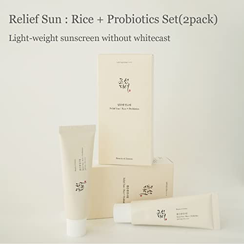 Double-Pack Beauty of Joseon Relief Sun Rice + Probiotics (50ml x 2) Organic sunscreen - Medaid International