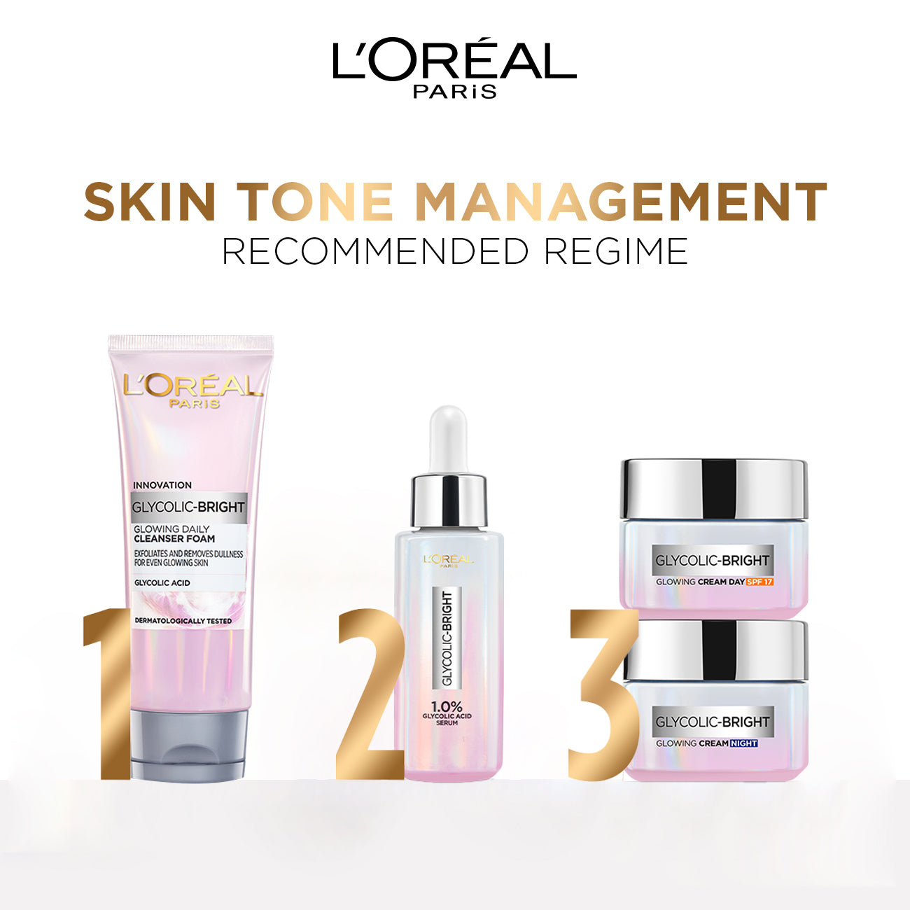 L’Oréal Paris Glycolic Bright Instant Glowing Face Wash 100ml - Medaid