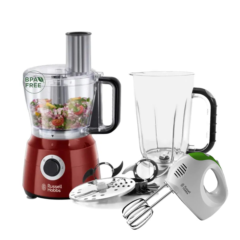 Russell Hobbs New Desire Food Processor + Hand mixer 22230-56 - Medaid
