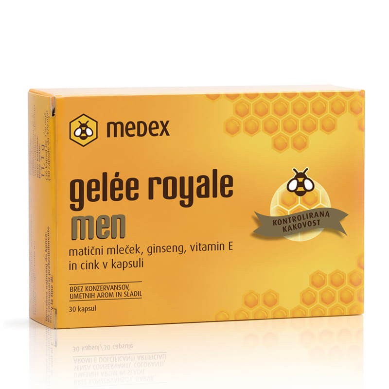 Medex Gelée royale Men 30 Capsules - Medaid International