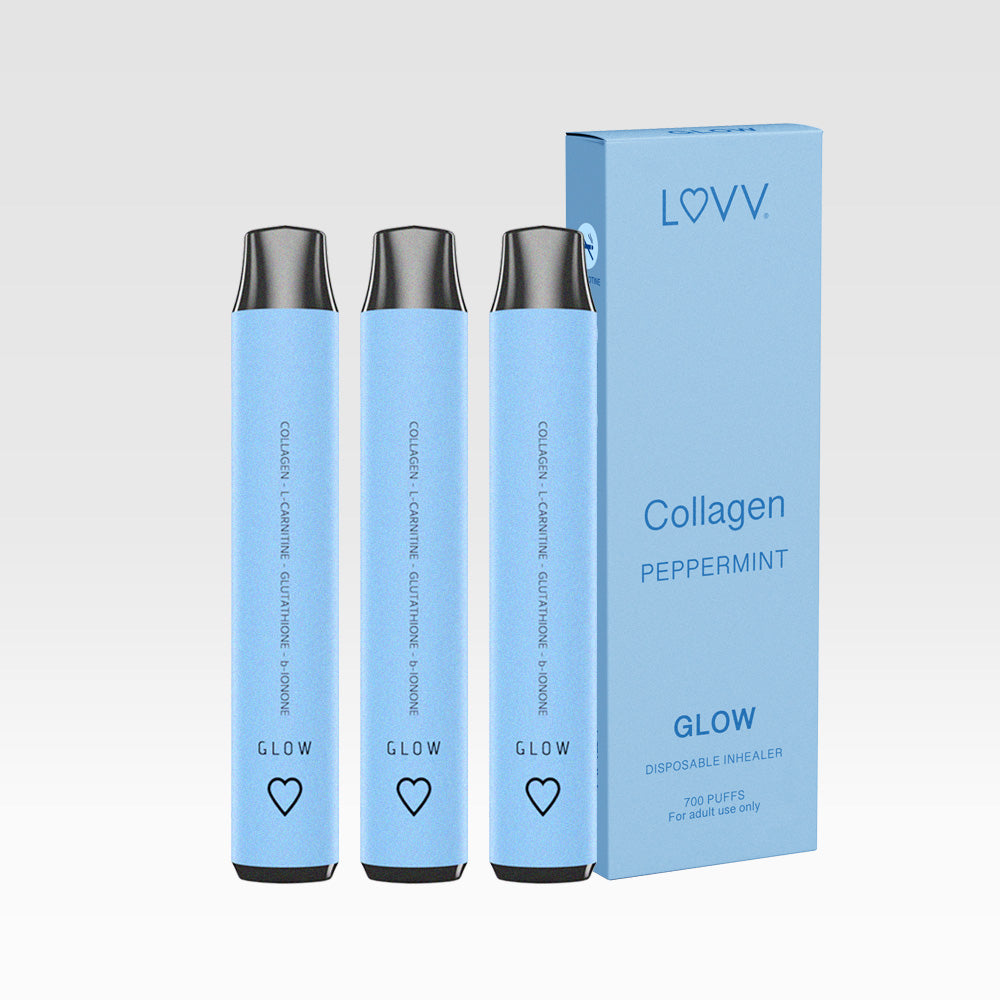 GLOW - Peppermint Flavored Collagen Cassia | Vitamin Inhaler - Medaid