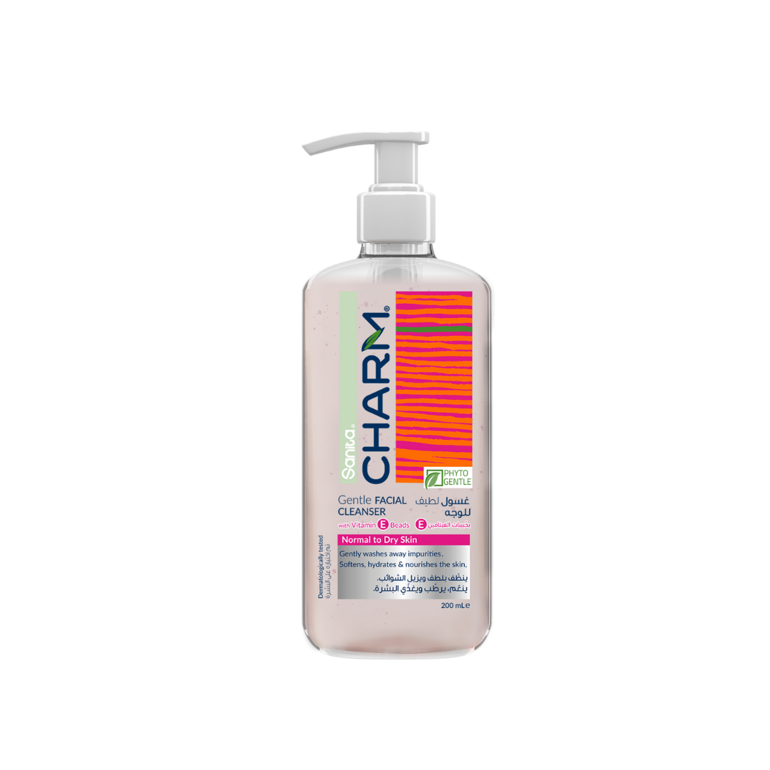 Charm Face Wash With Vitamin E For Dry Skin 200ml - Medaid