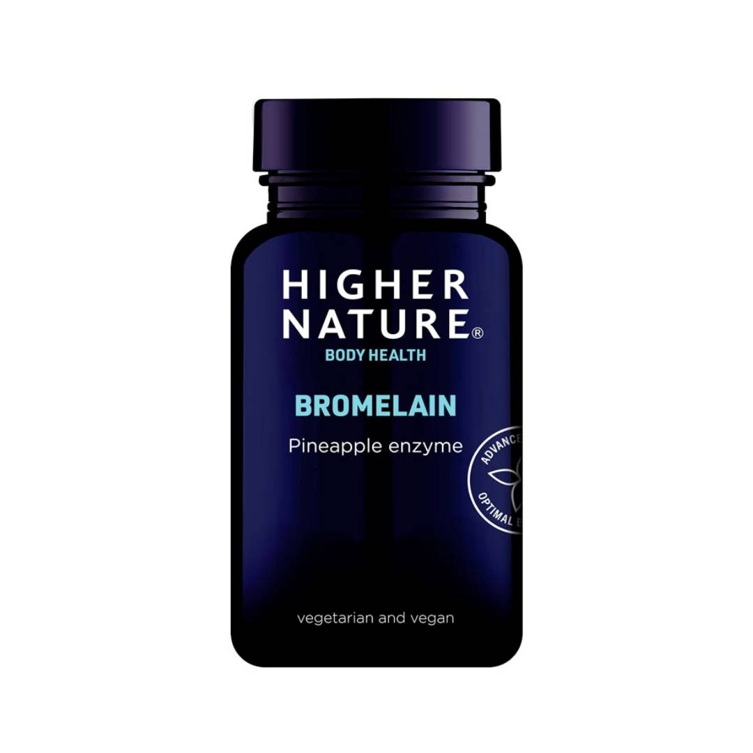 Higher Nature Bromelain 90 Capsules - Medaid International