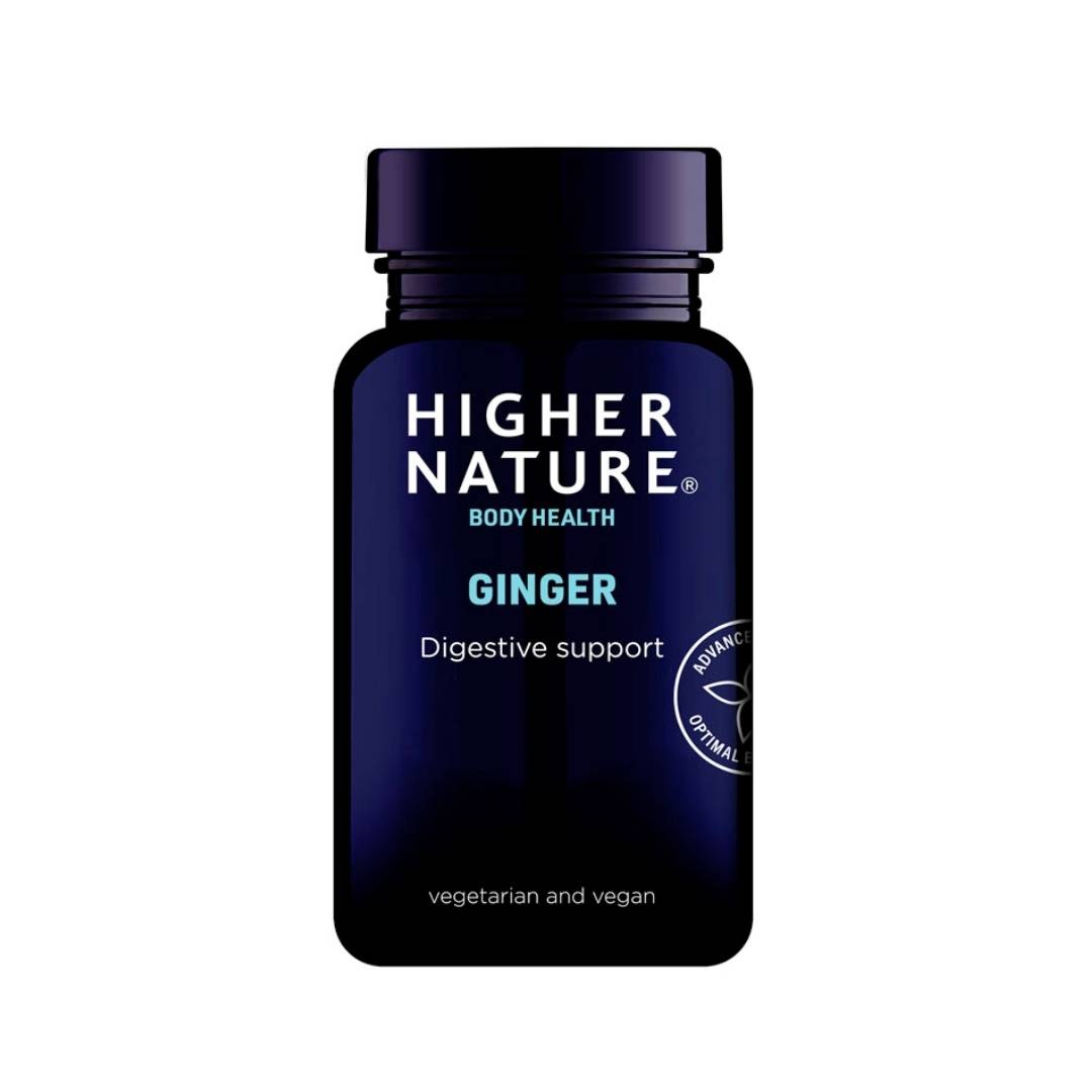 Higher Nature Ginger 60 Capsules - Medaid International