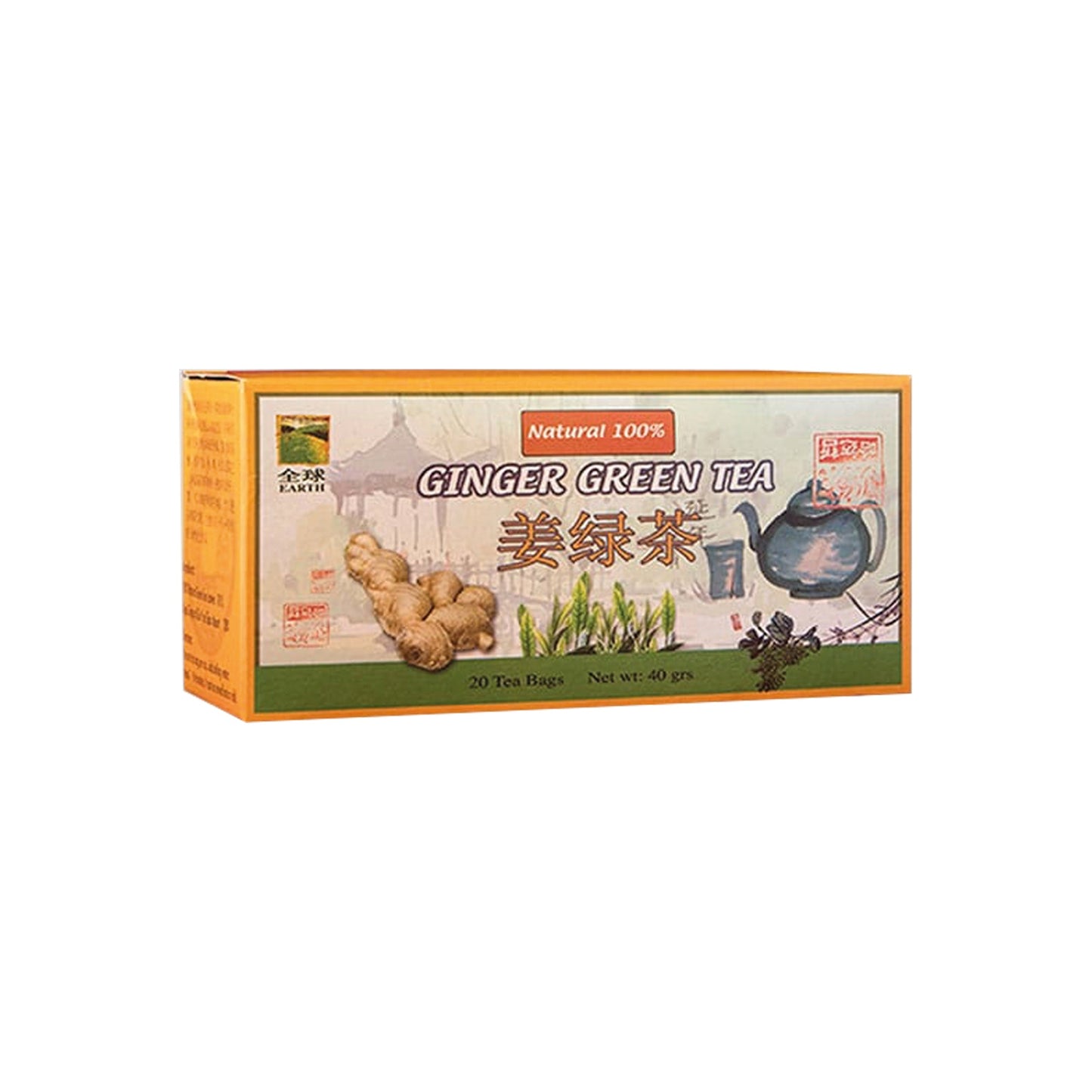 HERBATY GINGER GREEN TEA - Medaid International