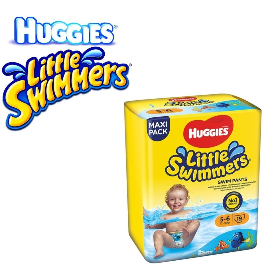 Huggies Little Swimmers N.5/6 (12-18Kg) 19Pieces - Medaid