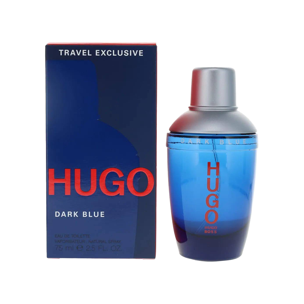 Hugo Boss Dark Blue Eau De Toilette Pour Homme - 75ml - Medaid