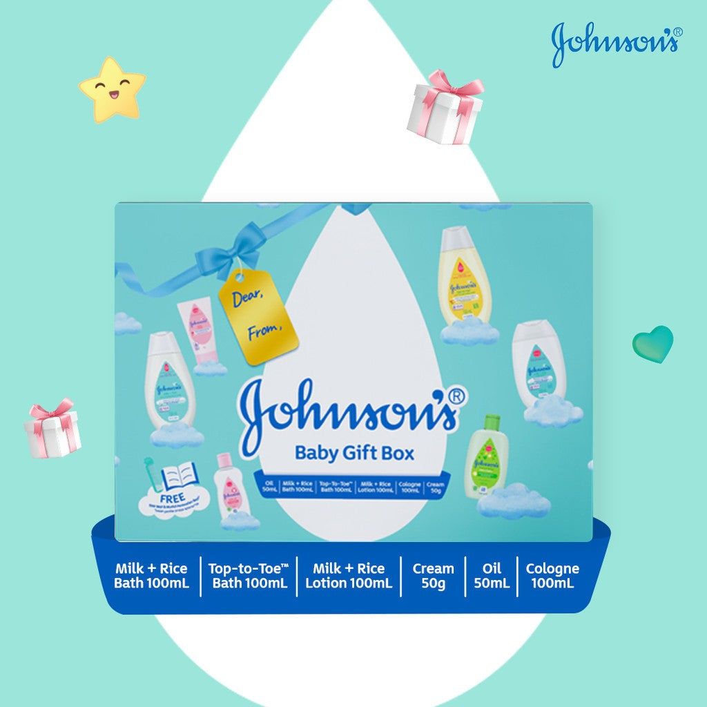 Johnson's Baby Gift Set (Baby Gift Box) 6PC - Medaid International