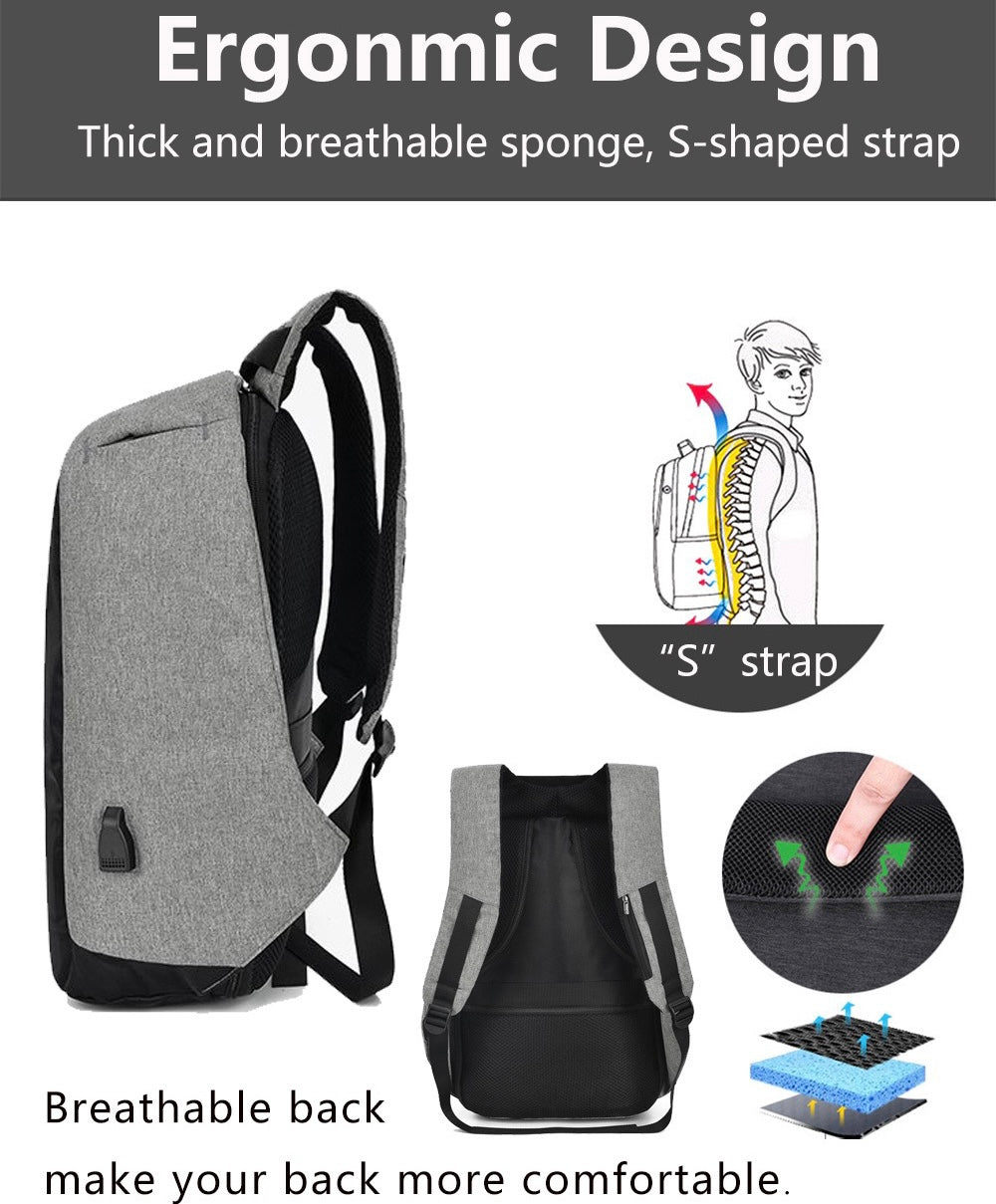Material Anti-Theft Laptop Backpack, Size: 15.6 Inch - Medaid International