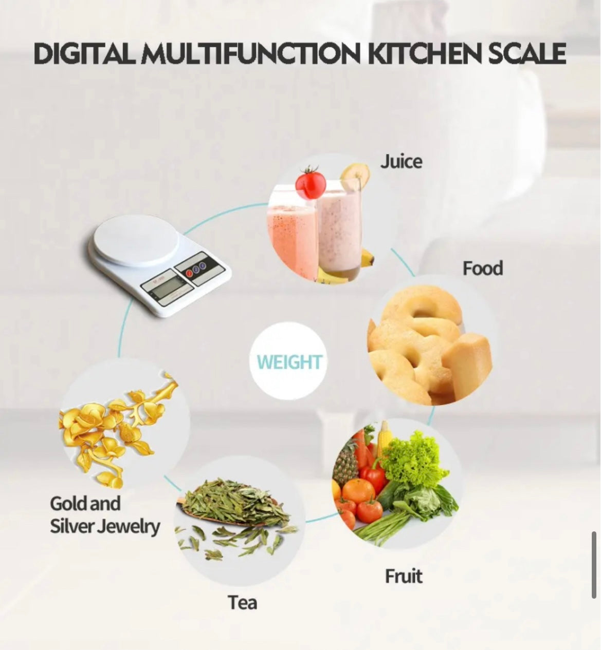 Electronic Kitchen Scale SF-400 - Medaid International