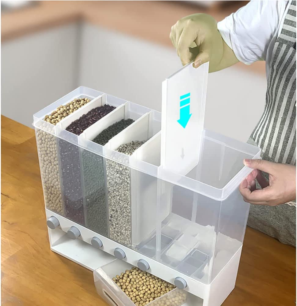 Multifunctional Household Food Storage Rice Bucket Dispenser - Medaid International