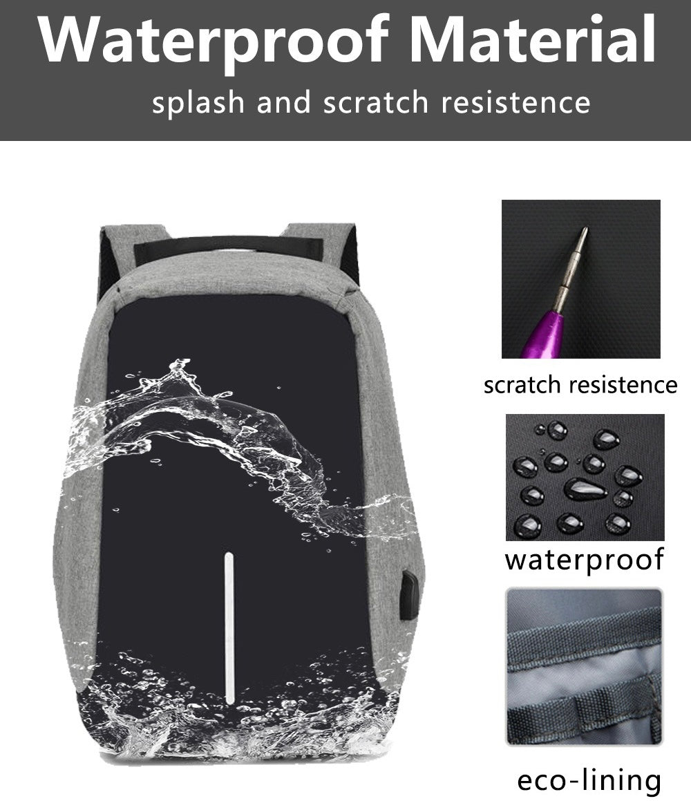Material Anti-Theft Laptop Backpack, Size: 15.6 Inch - Medaid International