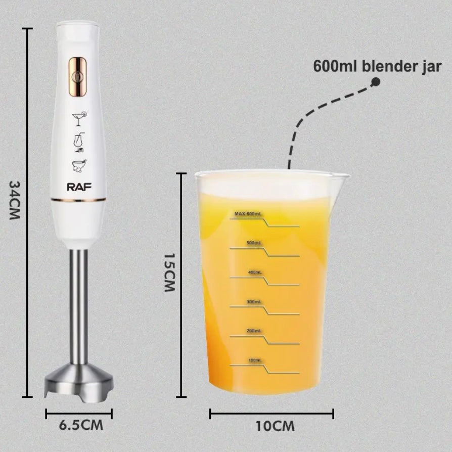 Raf Hand Blender 800W With Free Cup R313 - Medaid International