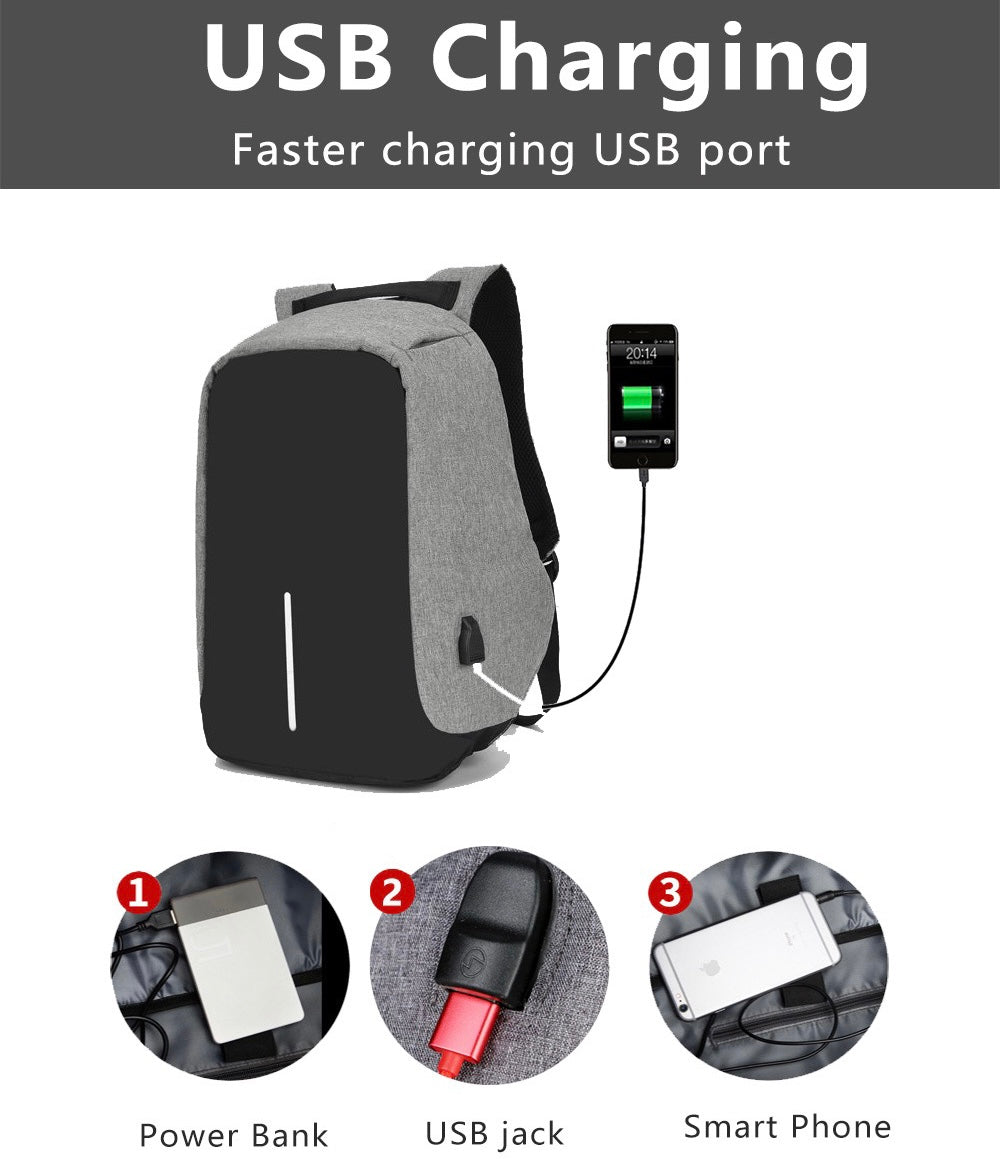 Material Anti-Theft Laptop Backpack, Size: 15.6 Inch - Medaid International