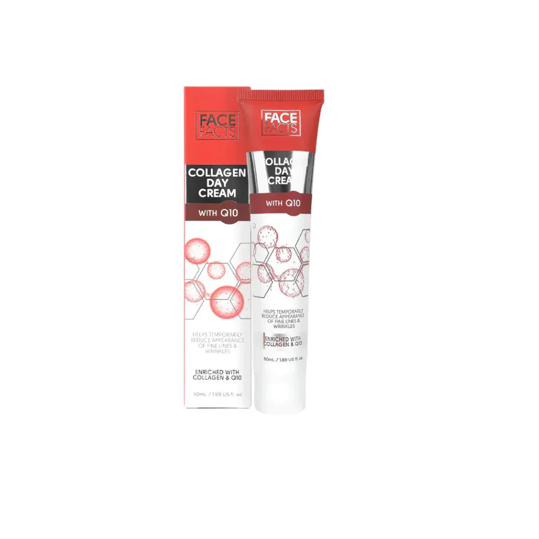 Face Facts Collagen With Q10 Day Cream - 50ml - Medaid