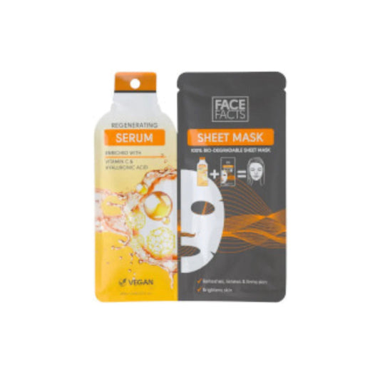 Face Facts Regenerating Serum Sheet Mask - 25ml - Medaid