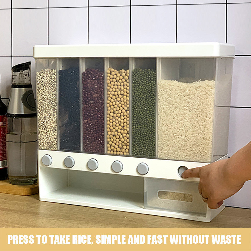 Multifunctional Household Food Storage Rice Bucket Dispenser - Medaid International