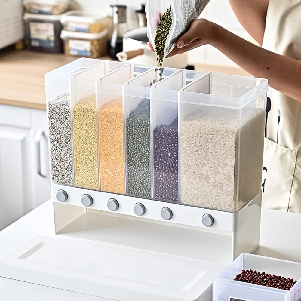 Multifunctional Household Food Storage Rice Bucket Dispenser - Medaid International