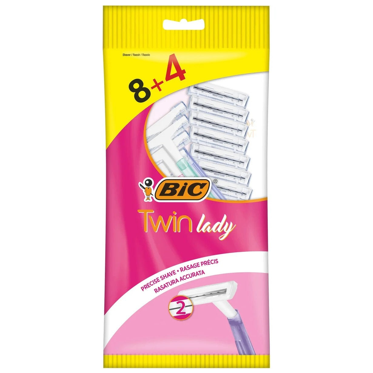 BIC Twin lady precise shave 8+4 - Medaid International