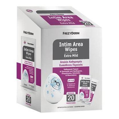 Frezyderm Intim Area Wipes x20 - Medaid