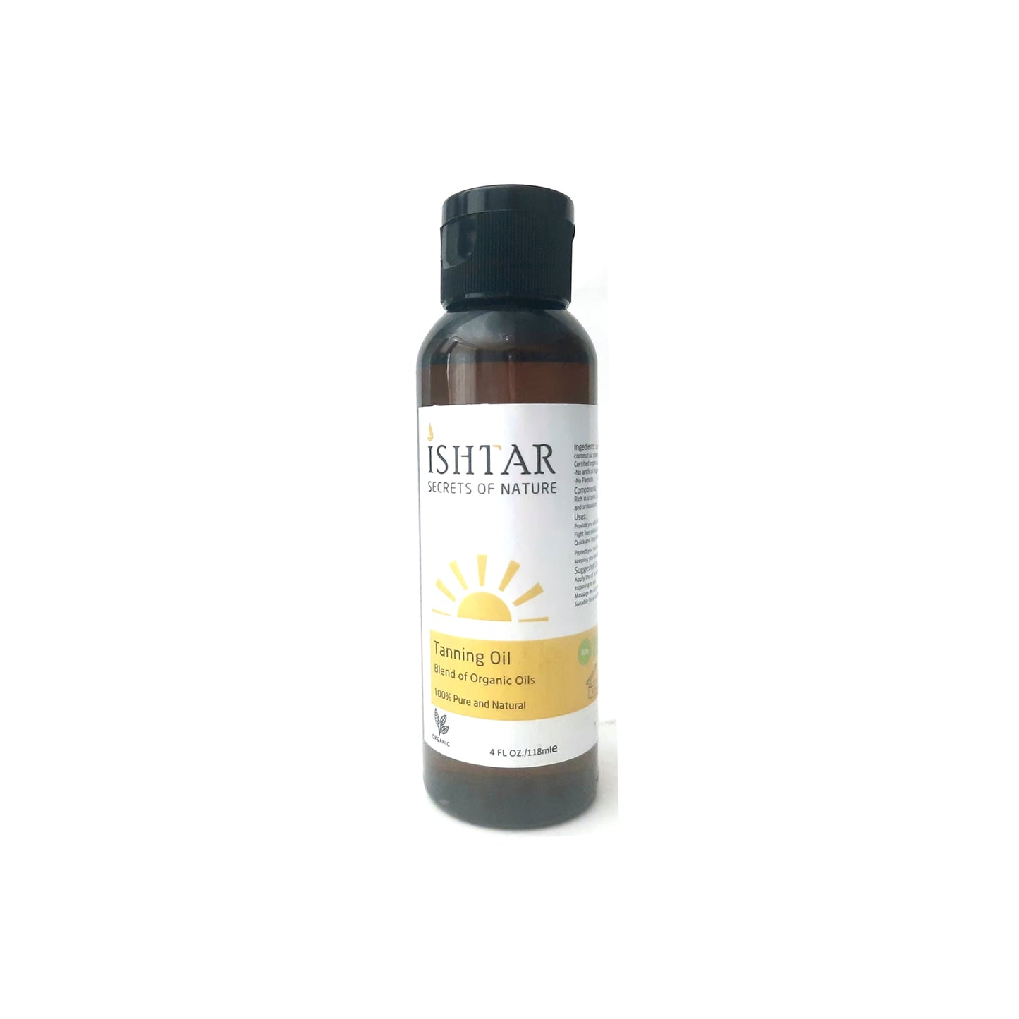 ISHTAR ORGANIC TANNING OIL - Medaid International