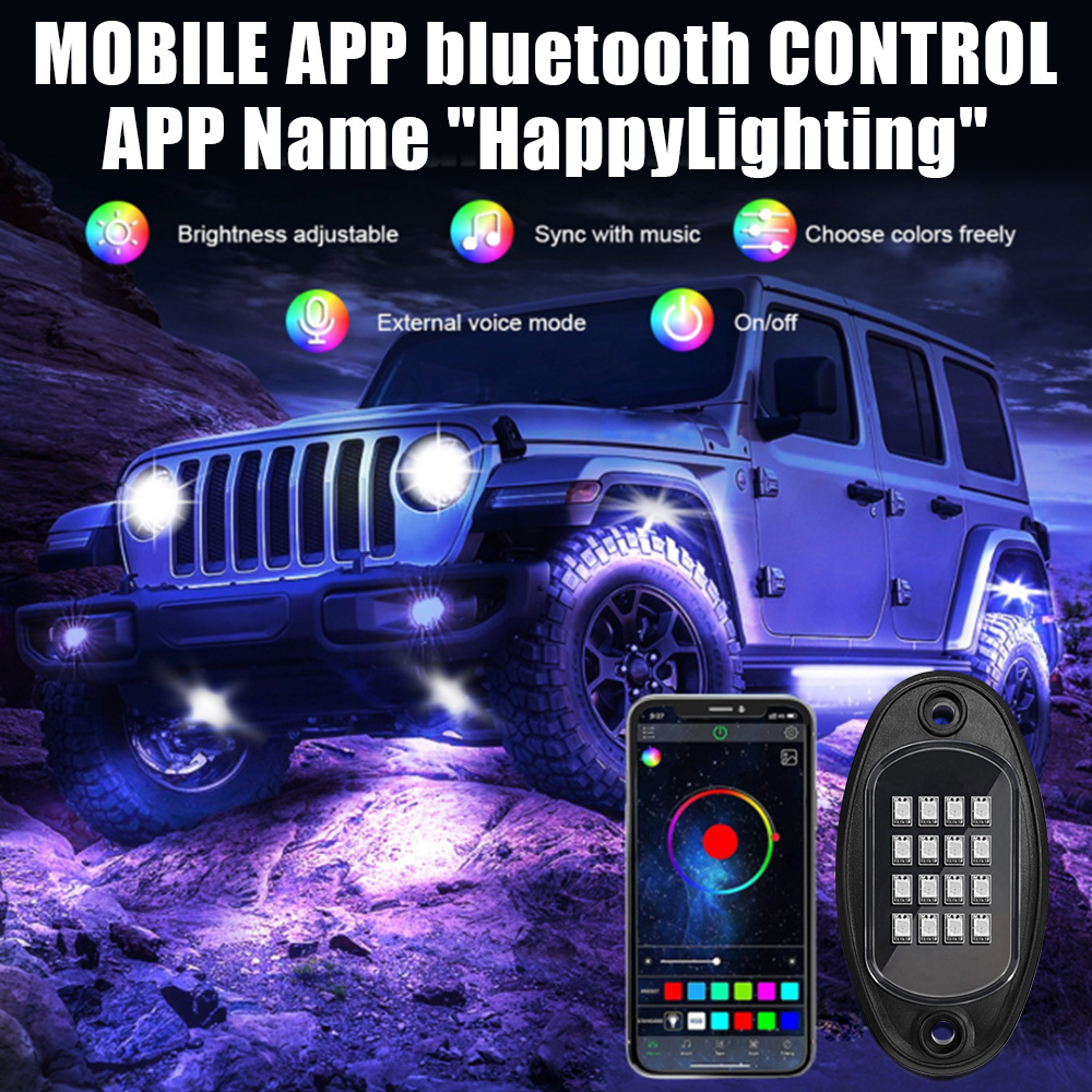 RGB Ambient Wheel Lights – 16M Colors & lamp Music Sync - Medaid International