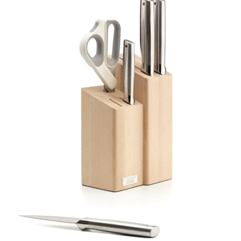 Elevate‚Ñ¢ Fusion 5-piece Knife & Scissor Set with Beechwood Block - Medaid International