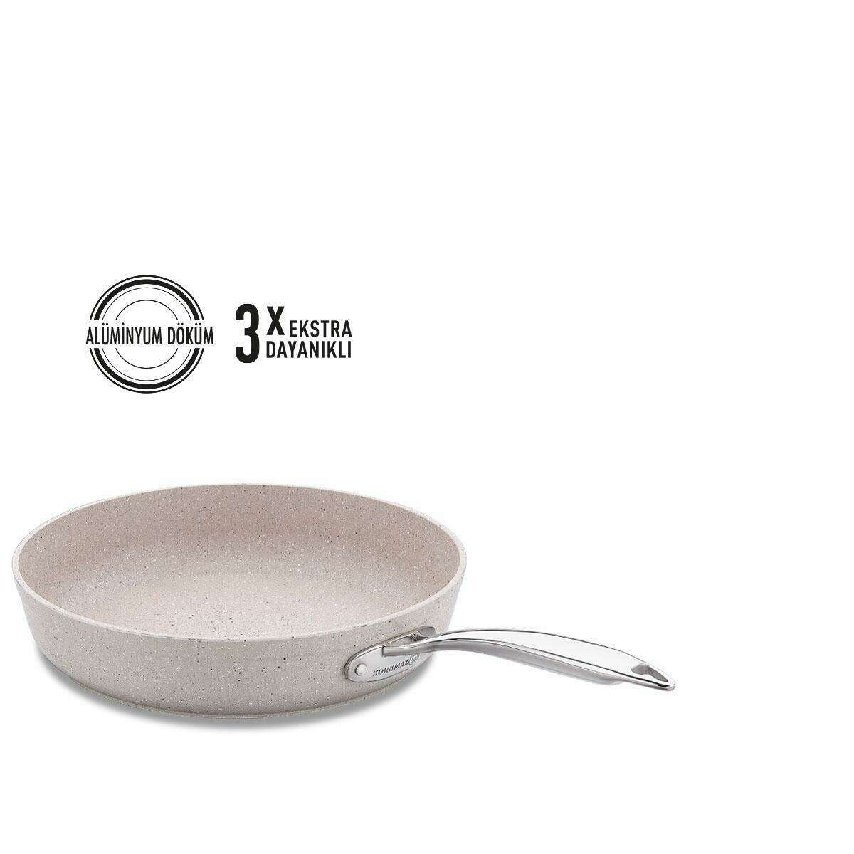 Granita Collection, Frying Pan With Glass Lid - Medaid International