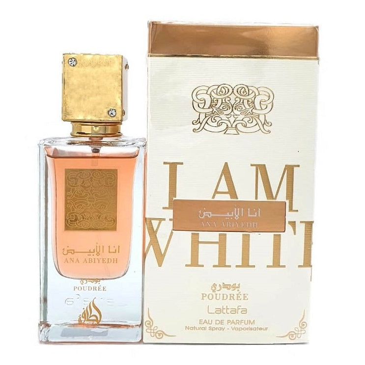 Lattafa Ana Abiyedh Poudree Eau De Parfum 60ml - Medaid