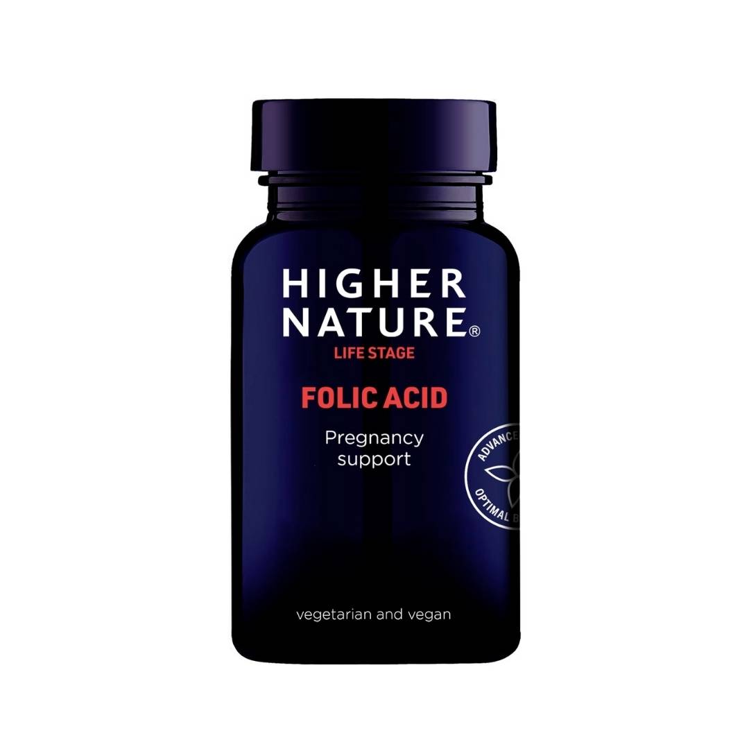 Higher Nature Folic Acid Pregnancy Support 90 Tablets - Medaid International