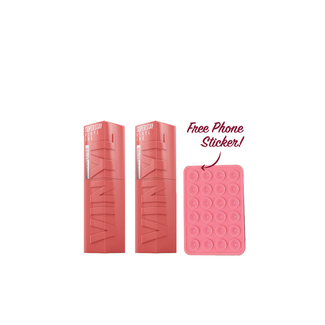 Super Stay Vinyl Ink Longwear Liquid Lip Color Bundle - Medaid