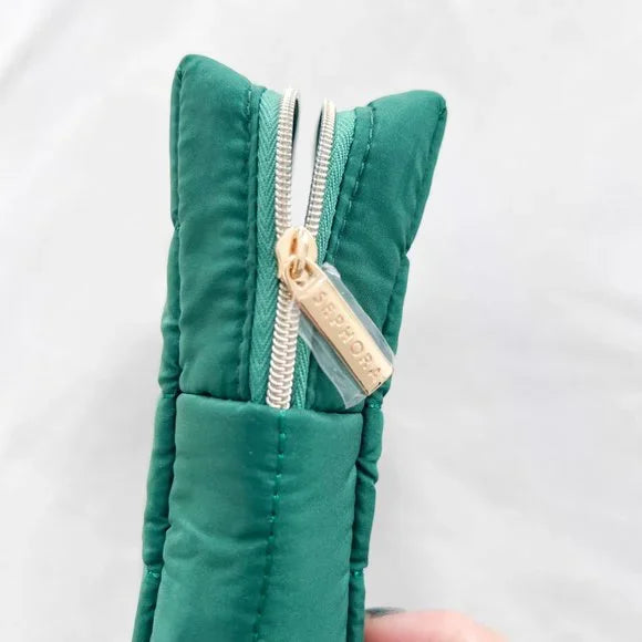 Sephora - Emerald Green Makeup Pouch - Medaid International