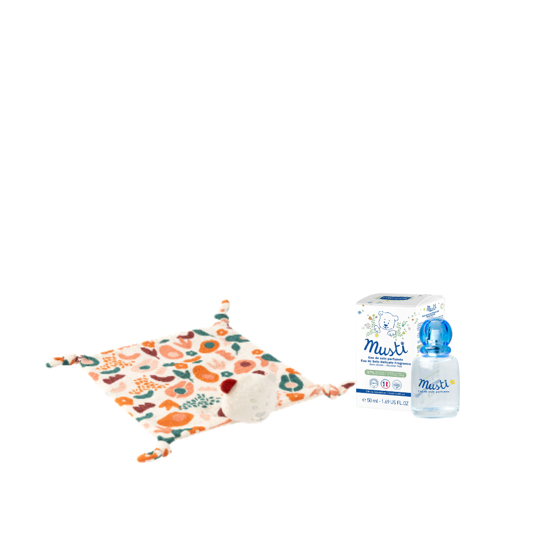 Mustela Musti With Cuddly Musti Terracota Set - Medaid International