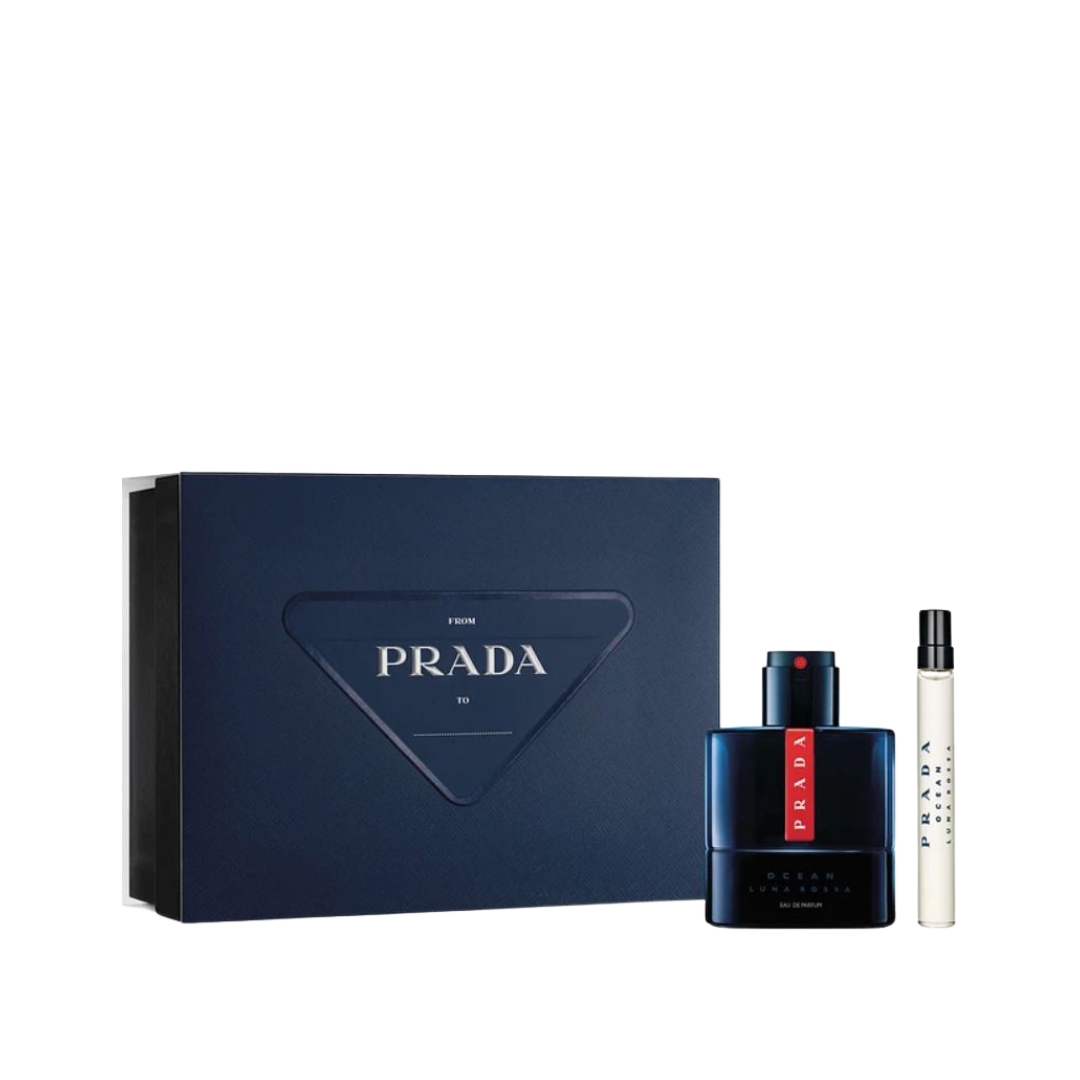 Prada Luna Rossa Ocean Men Eau De Parfum Set - Medaid International