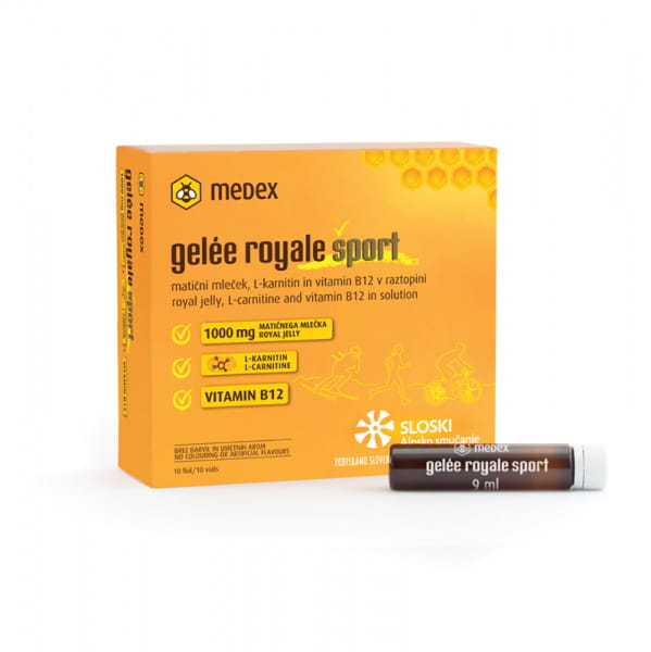 Medex Gelee Royale Sport 10 bottles - 9ML - Medaid International
