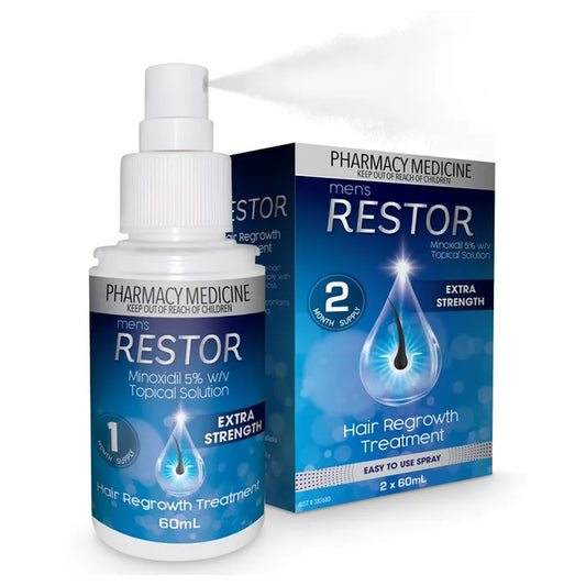 Men's Restor Extra Strength Spray - 2 Month Supply - Medaid International